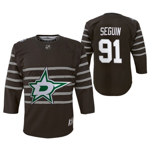 Youth Tyler Seguin Black Dallas Stars 2020/21 Alternate Replica Player  Jersey